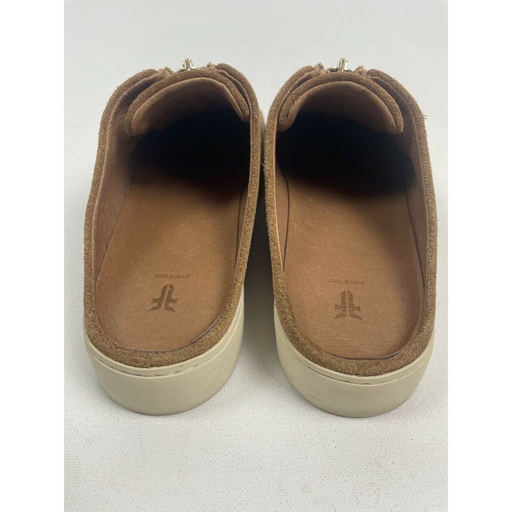 FRYE Lena Zip Tan Slip On Shoes Size 6.5 - Picture 3 of 6